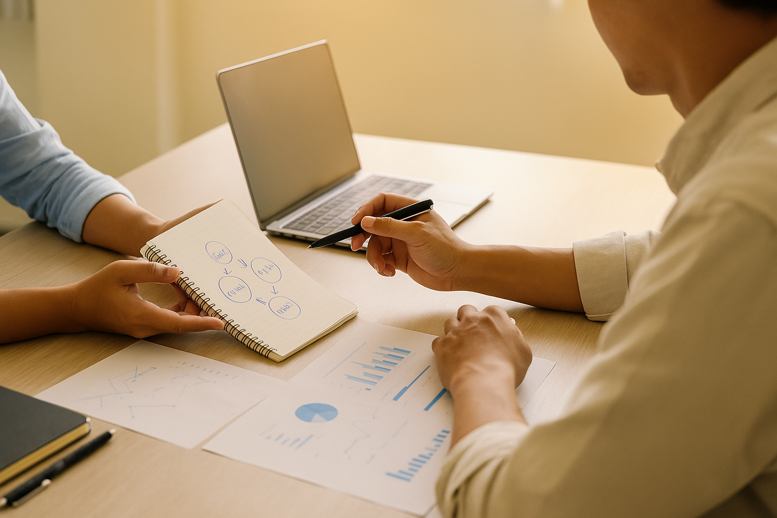 Học viên trao đổi phản hồi sau khi luyện tập